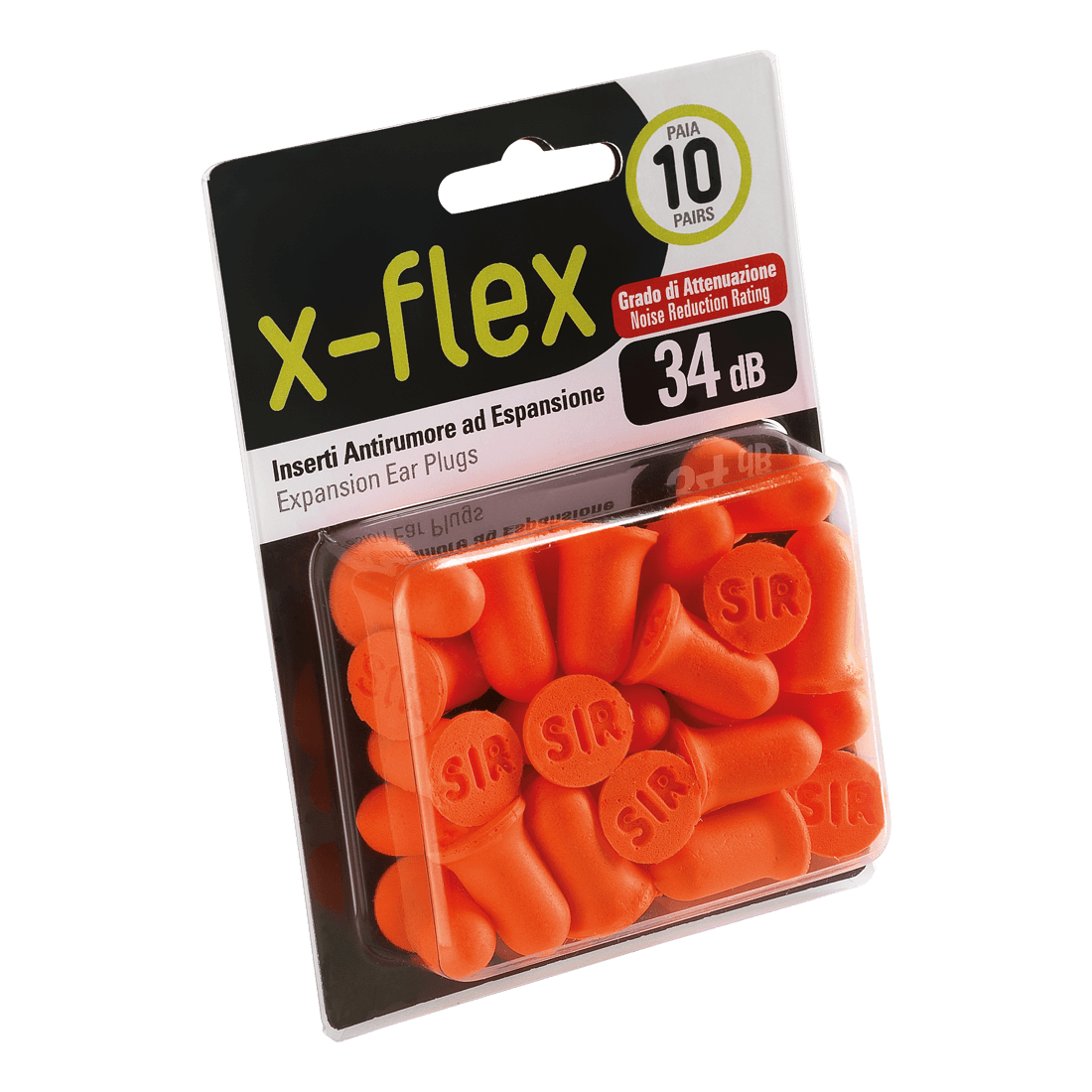 X-FLEX EARPLUGS 10 pairs